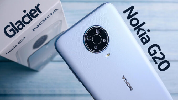 Nokia phát hành mẫu điện thoại Nokia G20 giá rẻ với màn hình lớn đi kèm